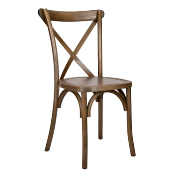 Chair -Cross back – Fruitwood Color