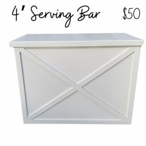 4' Serving Bar
