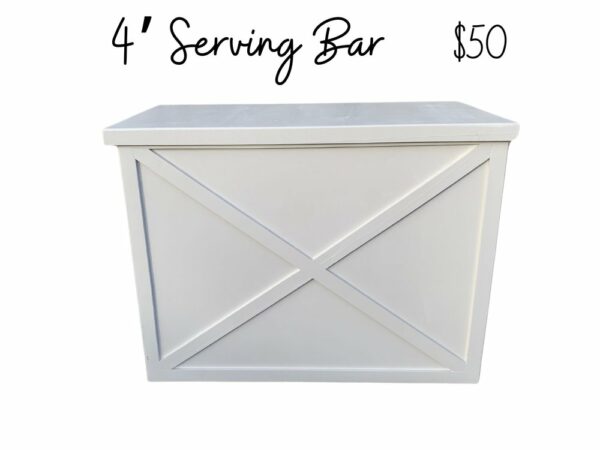 4' Serving Bar