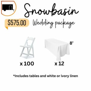 Snowbasin Wedding Package