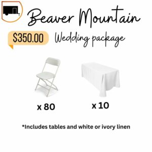 Beaver Mountain Wedding Package