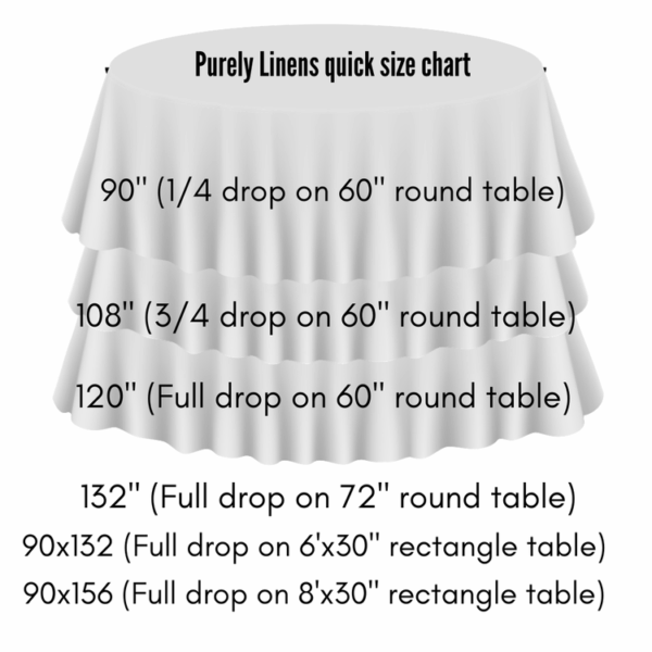 White Polyester Linens - Image 2