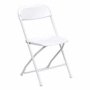 White Poly Folding Chair