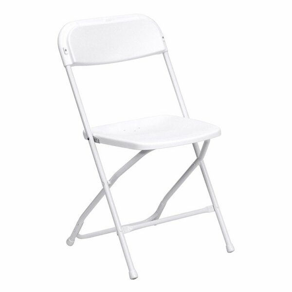 White Poly Folding Chair